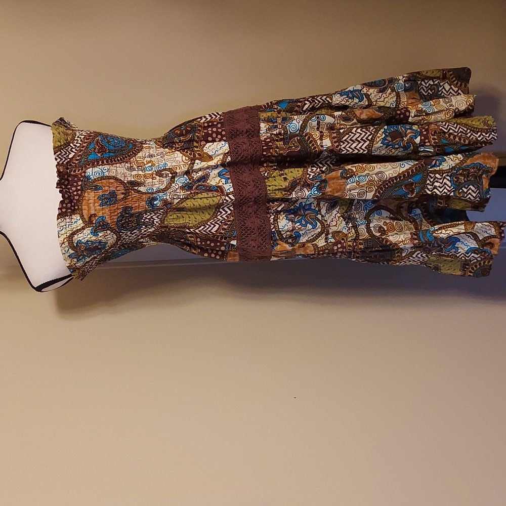 She's Cool Multicolor Patterned Dress